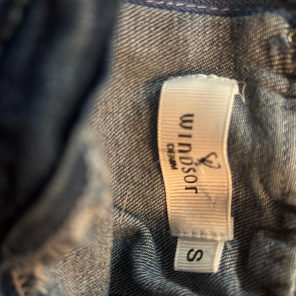 WINDSOR JEAN SKIRT WITH BUILT IN SHORTS - Picture 4 of 4